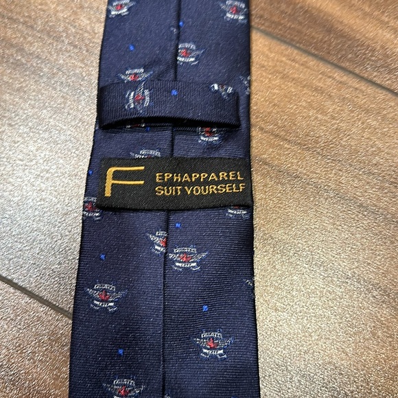 Blue Winnipeg Jets neck tie - Picture 4 of 4
